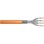 Cable réseau Cat 7 S/FTP Digitus 100 m orange
