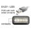 Cable USB 2.0 DeLOCK 3 m A - B Macho/Macho Negro