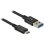 Cable USB DeLOCK 1 m USB 3.2 Gen 2 Type-C a Type-A Negro