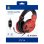 Nacon Offizielles PlayStation Kabelgebundenes Headset 40mm Verstellbares Mikro Rot