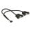 Cavo USB DeLOCK 84832 0,25 m USB 2.0 Femmina/Femmina Nero