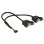 Cavo USB DeLOCK 84832 0,25 m USB 2.0 Femmina/Femmina Nero