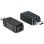 Adaptador DeLOCK USB micro-B macho a mini USB 5-pin hembra negro