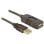 USB 2.0 Verlängerungskabel DeLOCK 15 m Männlich/Weiblich Schwarz