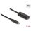 Cavo di estensione USB-C DeLOCK 80028 5 m USB 3.2 Gen 2 10 Gbit/s Nero