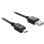 Cable USB 2.0 DeLOCK 3 m Negro Macho/Macho USB A a Mini-USB B