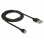 Cable USB Delock 85724 1,1 m USB 2.0 USB A Negro