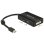 Adaptador Mini DisplayPort a DisplayPort + HDMI + DVI DeLOCK 0,16 m
