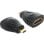Adattatore HDMI micro D a HDMI A DeLOCK Nero