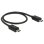 Cable USB Delock 83570 0,3 m USB 2.0 USB B Negro