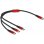 Cable de carga USB 3 en 1 DeLOCK USB Type-C a 3 x USB Type-C 30 cm