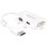 Adaptador DisplayPort para VGA+HDMI+DVI-D DeLOCK 0,16 m Branco