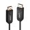 Cable DisplayPort 2.0 Lindy 10 m Fibre Optique Hybride Noir