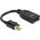 Adaptador Mini DisplayPort 1.4 para DisplayPort DeLOCK 0,15 m