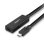 Cable alargador USB-C Lindy 43364 5 m USB 3.2 Gen 2 10 Gbit/s Negro