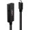 Cable alargador USB-C Lindy 43364 5 m USB 3.2 Gen 2 10 Gbit/s Negro