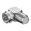 Adaptador Goobay BNC-F - M > BNC-F - FM Acero inoxidable