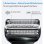 Gesichtsrasierer Braun 735483 Kabellos 45min Nass- und Trockenrasur Flexible Scherfolie