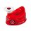 Orinal infantil BIG Baby-Potty rojo con respaldo y volante