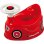 Orinal infantil BIG Baby-Potty rojo con respaldo y volante