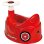 Orinal infantil BIG Baby-Potty rojo con respaldo y volante