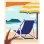 Kit di pittura a numeri Ravensburger CreArt Rilassamento in spiaggia