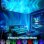 Proyector Klack Portal Interestelar con Bola de Plasma y Aurora Boreal