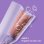 Enrolador de Cabelo Klack Ondas Francesas Cerâmico 32mm Iónico 160-220°C 4 Temperaturas Lila