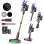 Aspiradora sin Cable Blossom V20 600W 55 kPa 65 min Cepillo Motorizado Verde Morado Dorado