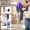 Aspiradora sin Cable Blossom V20 650W 55 kPa 65 min Láser Verde Morado
