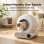 Cassetto lettiera intelligente Welltin 65L silenzioso App 1-8kg