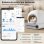 Cassetto igienico autopulente Welltin 65L con ozonizzazione e App