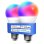 Ampoule LED Autrucker E27 9W RGBWW 850lm WiFi Smart Compatible HomeKit Alexa Google