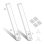 LED-Unterschrankleuchte Autrucker 2er-Pack magnetisch mit Bewegungssensor