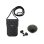 Auriculares Guess TWS inalámbricos Bluetooth con bolso polipiel negro logo 4G para uso diario