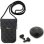 Auriculares Guess TWS inalámbricos Bluetooth con bolso polipiel negro logo 4G para uso diario
