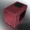 Boîtier PC Raijintek Metis Plus Mini Tower Rouge Mini-ITX Aluminium