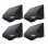 Pack 4 Luces Solares Autrucker Para Exterior, Luz Blanca Cálida LED, Impermeables