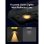 Pack 4 Luces Solares Autrucker Para Exterior, Luz Blanca Cálida LED, Impermeables