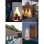 Pack 4 Luces Solares Autrucker Para Exterior, Luz Blanca Cálida LED, Impermeables