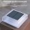 Poste de Luz Solar Autrucker Cálida para Patios, Vallas y Jardines