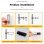 Luz Solar de Pared Autrucker 8 Luces LED 4 Unidades Impermeable IP65