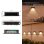 Luz Solar de Pared Autrucker 3 LED Impermeable IP65 Cálida con Sensor Automático