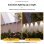 Luz Solar de Pared Autrucker 3 LED Impermeable IP65 Cálida con Sensor Automático