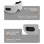 Gafas de Masaje Ocular Klack Bluetooth Calor Ajustable Plegables Blancas