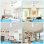 Deckenventilator mit Licht Autrucker 20W 107cm 6 Stufen LED Fernbedienung Winterbetrieb