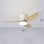 Deckenventilator mit Licht Autrucker 40'' 3 Umkehrbare Flügel 6 Stufen Fernbedienung LED