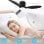 Deckenventilator mit Licht Autrucker 20W 107cm 6 Stufen Leise Fernbedienung