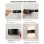 Aplique LED Autrucker 2 unités Noir IP65 3000K Aluminium