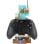 Figura Gaming Cable Guys Minecraft Steve con Armadura de Diamante Soporte para Mando y Smartphone